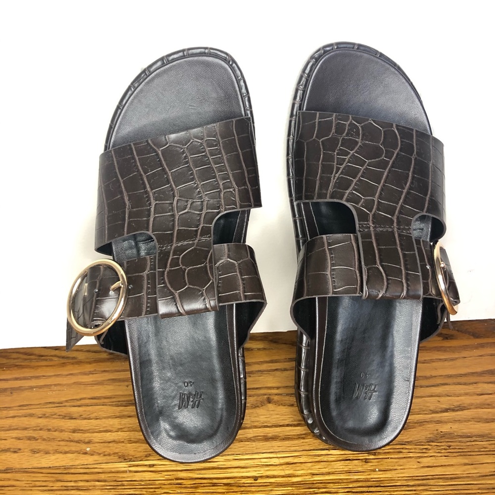 Brown Croc Sandals